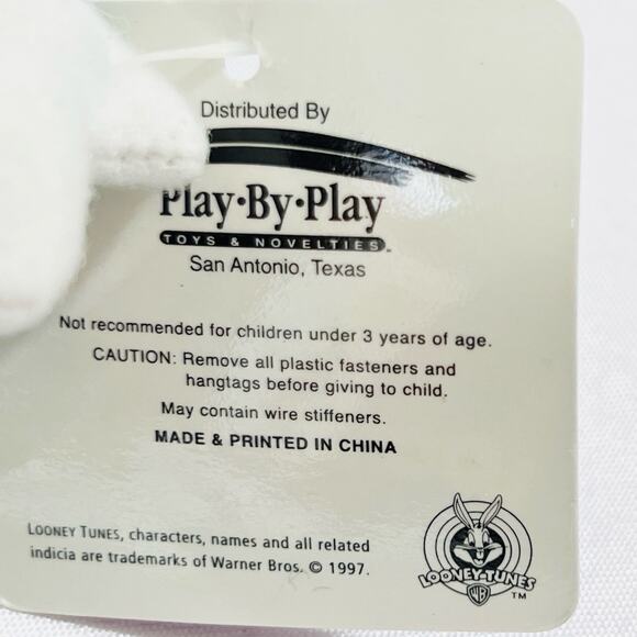 Looney Tunes Sylvester the Cat Jester Outfit Plush Vintage 1997 12" New w/ Tags - Picture 9 of 9